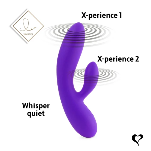 FeelzToys Lea Rabbit Vibrator Medium Purple — Вибратор—кролик, два часа удовольствия без подзарядки