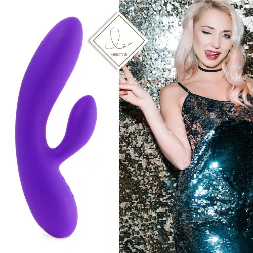 FeelzToys Lea Rabbit Vibrator Medium Purple — Вибратор—кролик, два часа удовольствия без подзарядки