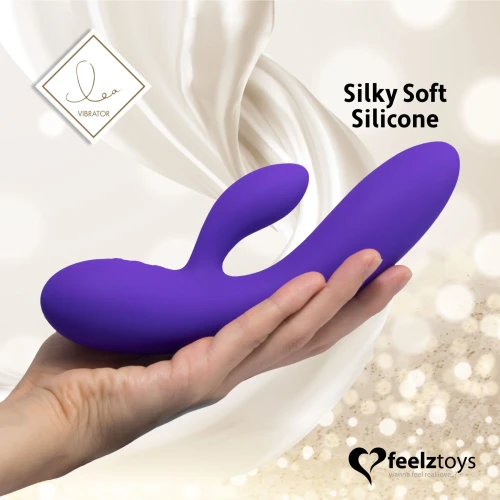 FeelzToys Lea Rabbit Vibrator Medium Purple — Вибратор—кролик, два часа удовольствия без подзарядки