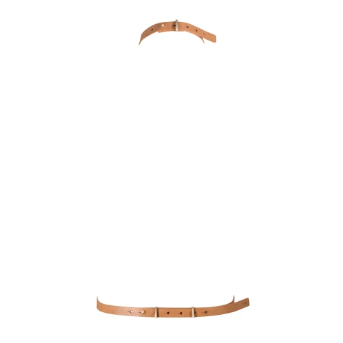 Портупея з екошкіри Bijoux Indiscrets MAZE - I Harness Brown