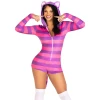 Leg Avenue Comfy Cheshire XS - Еротичний костюм кішечки в рожевому