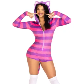 Leg Avenue Comfy Cheshire XS - Эротический костюм кошечки в розовом