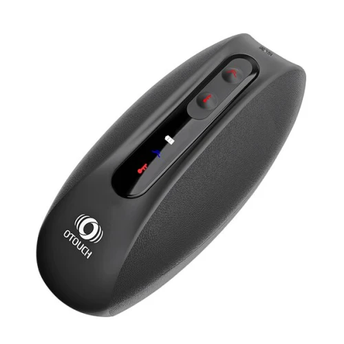 На фото зображено чорний мастурбатор з підігрівом, вібрацією та всмоктуванням Otouch DEVEN для чоловіків на білому тлі.