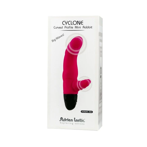 Adrien Lastic Cyclone Magenta - Вибратор кролик рельефный