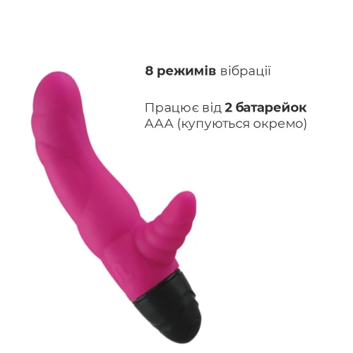 Adrien Lastic Cyclone Magenta - Вибратор кролик рельефный
