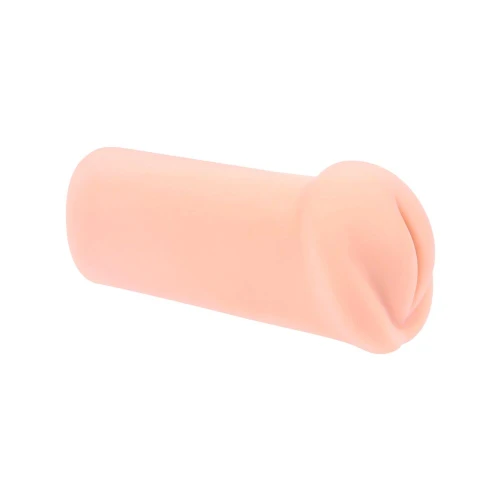 На фото изображен бежевый мастурбатор-вагина Kokos Haru для мужчин на белом фоне