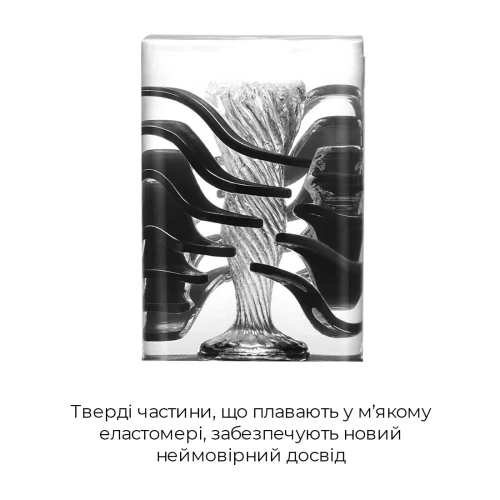 TENGA Crysta Leaf - Мастурбатор з стимулюючими пелюстками