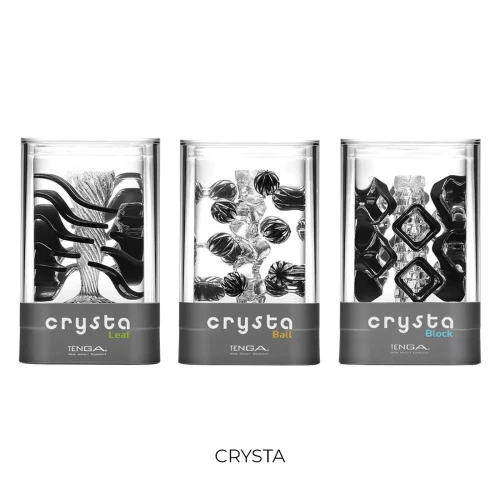 TENGA Crysta Leaf - Мастурбатор з стимулюючими пелюстками