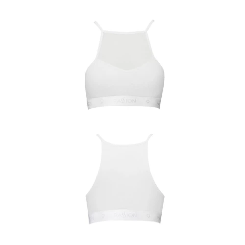 Passion PS006 TOP (XL) - Жіночий спортивний топ (Білий)