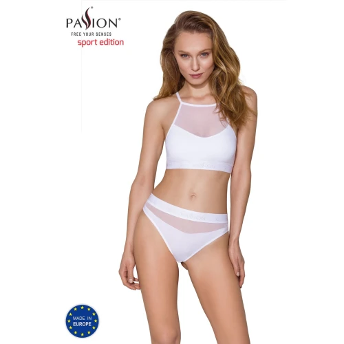 Passion PS006 TOP (XL) - Жіночий спортивний топ (Білий)