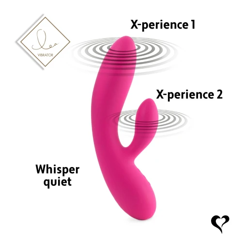 FeelzToys Lea Rabbit Vibrator Rubine Red — Вибратор—кролик, два часа удовольствия без подзарядки