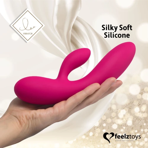 FeelzToys Lea Rabbit Vibrator Rubine Red — Вибратор—кролик, два часа удовольствия без подзарядки