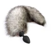 Art of Sex (M) Arctic fox - Анальна пробка з хвостом з натурального хутра