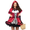 Leg Avenue Gothic Red Riding Hood S - Костюм сексуальної червоної шапочки