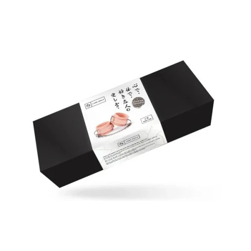 На фото зображено рожеві поножі Liebe Seele Dark Candy Pink Ankle Cuffs на білому тлі