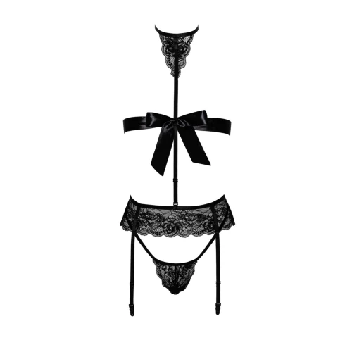 Комплект Kissable Bondage Kiss Set Black S/M