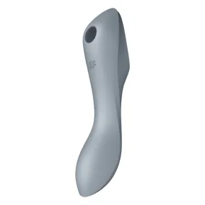 Satisfyer Curvy 3 Trinity BlueGrey - Вакуумный вибратор 3в1