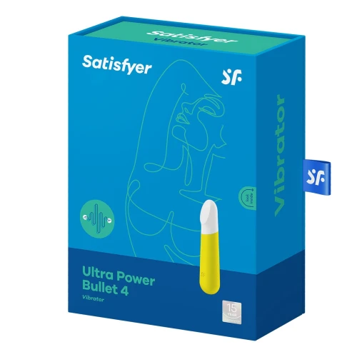 Satisfyer Ultra Power Bullet 4 Yellow - Компактная вибропуля
