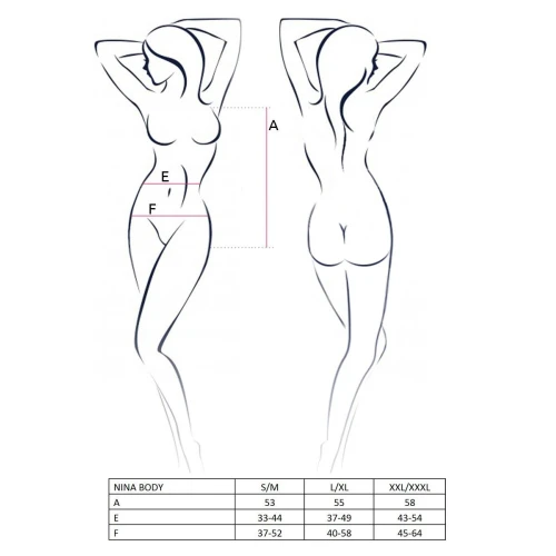 NINA BODY XXL/XXXL - Леопардовый комбидресс