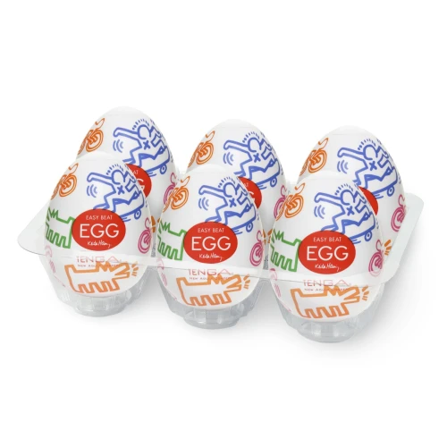 Tenga Keith Haring EGG Street (6 яєць) - Набір яєць мастурбаторів