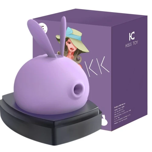KisToy Miss KK Purple —Вакуумный клиторальный стимулятор с вибрацией