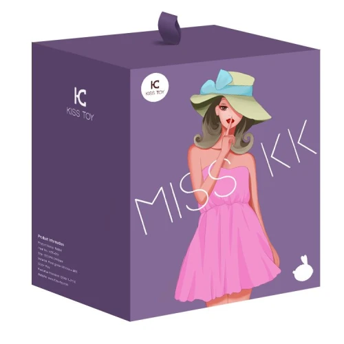 KisToy Miss KK Purple —Вакуумный клиторальный стимулятор с вибрацией