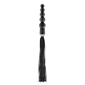 Fetish Tentation Whip with Rosary Handle — Флоггер (Плетка) с анальными бусами