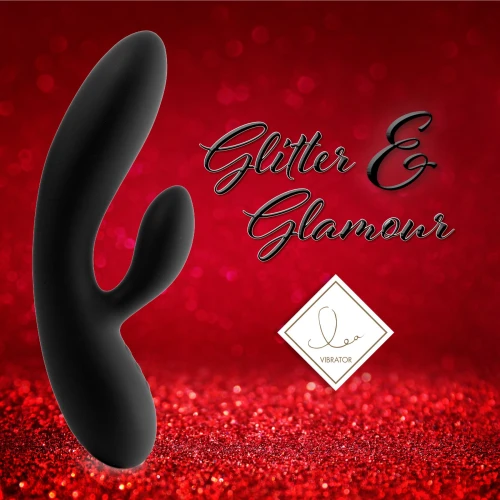 FeelzToys Lea Rabbit Vibrator Black — Вибратор—кролик, два часа удовольствия без подзарядки