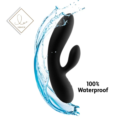FeelzToys Lea Rabbit Vibrator Black — Вибратор—кролик, два часа удовольствия без подзарядки