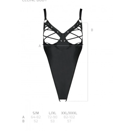 CELINE BODY black S/M - Passion