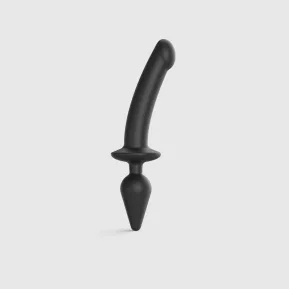 Фалоімітатор з анальним плагом Strap-On-Me BLACK