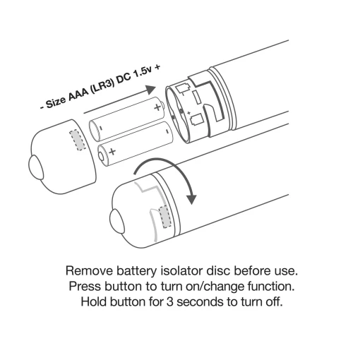 На фото зображено чорно-білу стильну віброкулю Rocks Off RO-120mm Frosted Fleur - Crystal для жінок на білому тлі.