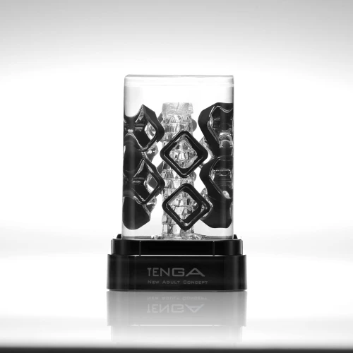 TENGA Crysta Block - Мастурбатор с плотными стимулирующими блоками 