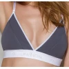 Passion PS007 TOP (M) - Спортивный женский топ (Темно-серый)