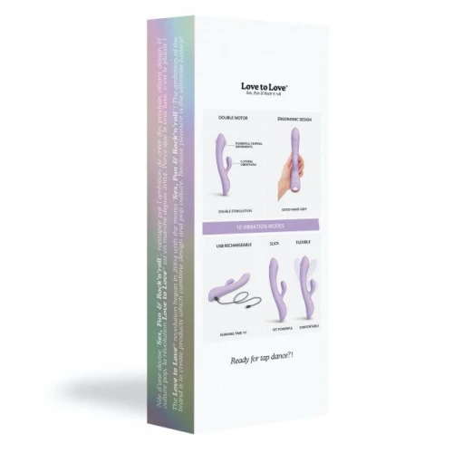 Love To Love BUNNY & CLYDE - VIVA MAUVE - Вібратор-зайчик