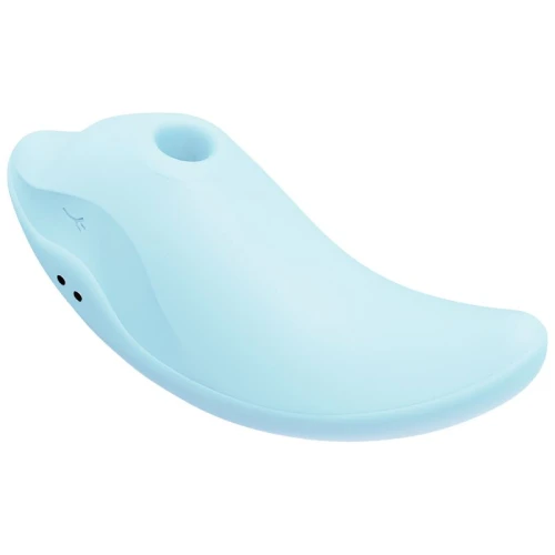 На фото: голубий вібратор у формі дельфіна.