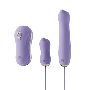 Zalo - UNICORN Set Violet - Набір вібраторів на подарунок