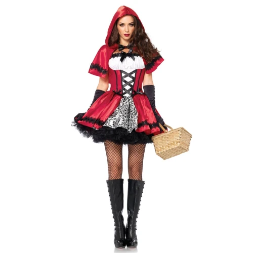 Leg Avenue Gothic Red Riding Hood L - Костюм сексуальной красной шапочки 