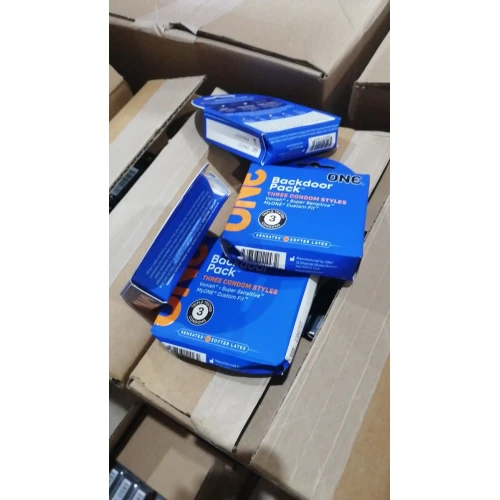 Презервативы ONE Backdoor 3 шт, картонная коробка (мятая упаковка!!!)