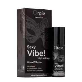 Рідкий вібратор Orgie Sexy Vibe! High Voltage, 15 мл