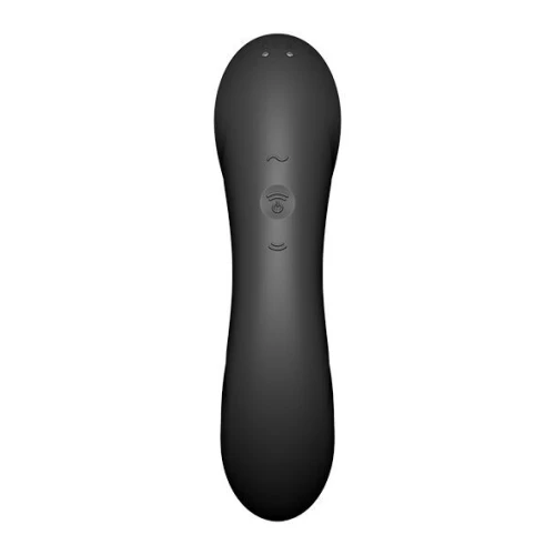 Вакуумный стимулятор с вибрацией Satisfyer Curvy Trinity 4 Black (мятая упаковка)