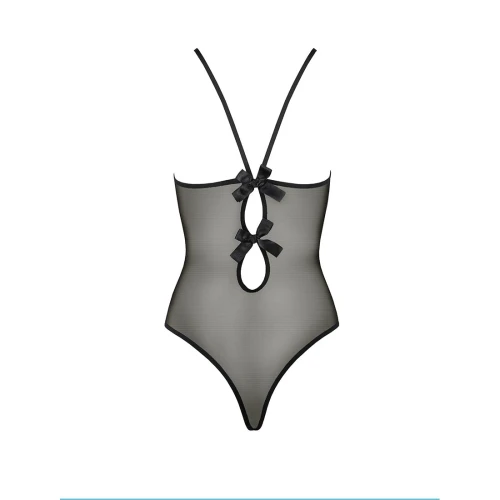 MELANIA BODY black S/M - Ажурне боді