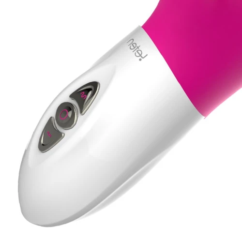 Leten Vibrator Realistic — Пульсатор—кролик с подогревом до 40 градусов и тихий мотор