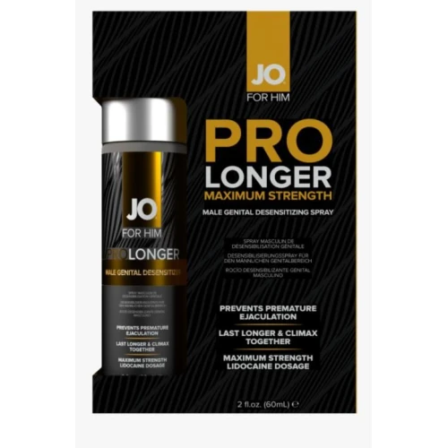 System JO Prolonger Spray with Lidocaine (60 мл) - Гель-пролонгатор без минеральных масел
