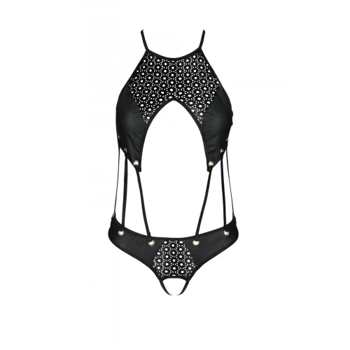 Passion Tamaris Body black XXL/XXXL - Боди из эко-кожи