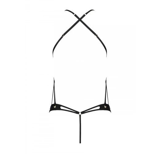 Passion Tamaris Body black XXL/XXXL - Боди из эко-кожи