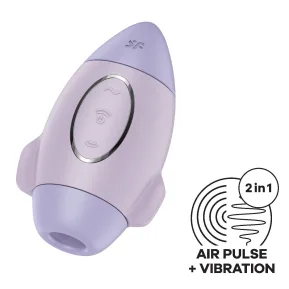 Satisfyer Mission Control Violet - Вакуумний стимулятор "Ракета"