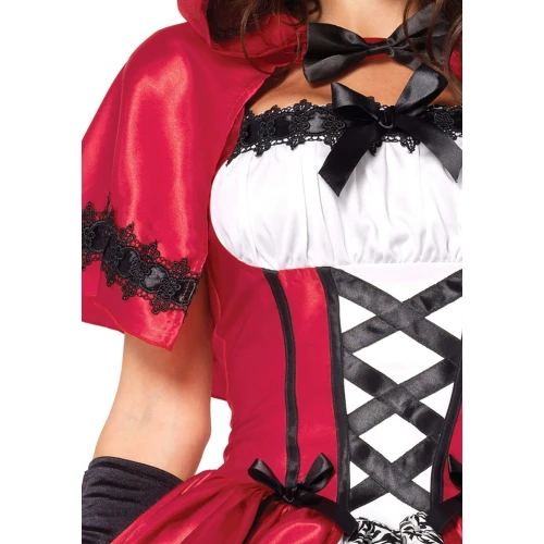 Leg Avenue Gothic Red Riding Hood XL - Костюм сексуальної червоної шапочки