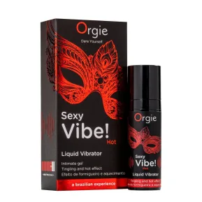 Рідкий вібратор Orgie Sexy Vibe! Hot, 15 мл, зігрівальний, дуже потужний