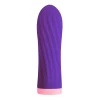 Віброкуля S Pleasures Bullets Twist & Shout Purple, фіолетова, ребриста поверхня, 10 режимів